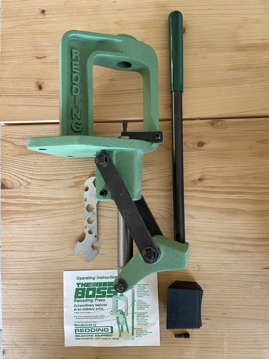 Tutti gli attrezzi: Redding Reloading Press „the Boss“  – Nuovo (secondo la descrizione) da Kümmertshausen venduto da haikai22