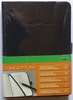 Notizbuch Conceptum, schwarz, kariert, 108x151x20mm / A6
