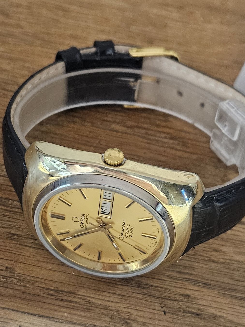 Omega Uhren: Omega Seamaster Cosmic 2000 Automatic Uhr 39mm Gold Capped – Gebraucht aus Flamatt von pie_f9zm 5