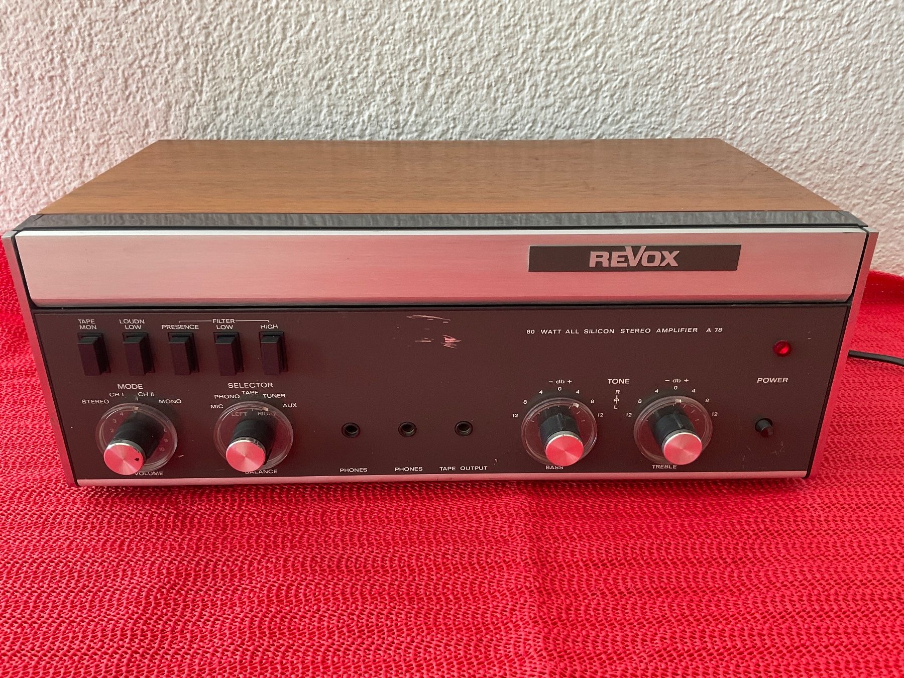 Revox Amplificateurs: ReVox A 78 Stereo Amplifier – D'occasion à Langenthal par RronJora