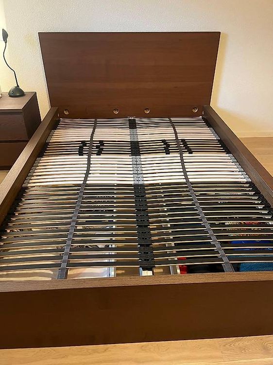 ikea-bett-malm-dunkelbraun-140x200-gebraucht-in-frauenfeld-f-r-chf