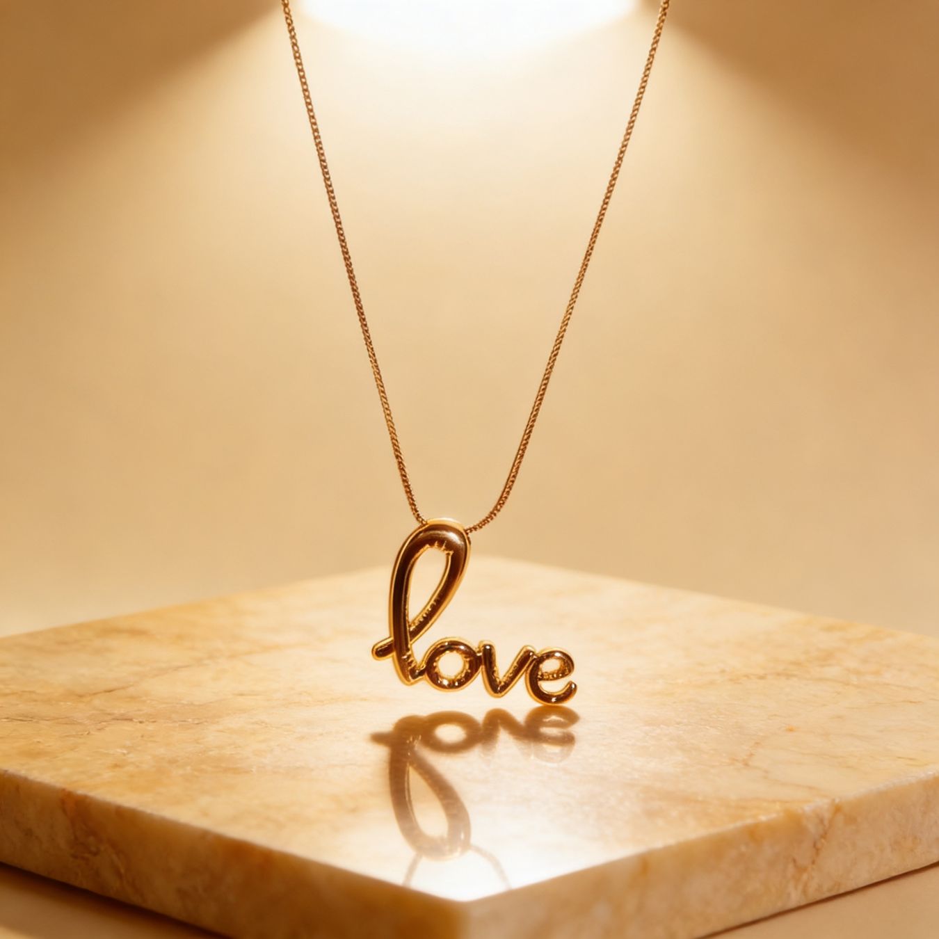 Ketten: Collier doré "Love" – Neu und originalverpackt aus St-Maurice von Sandrinette123 1