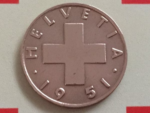 Tutti le monete: 2 Rappen 1951 -vz – Usato da Elsau venduto da herbybay