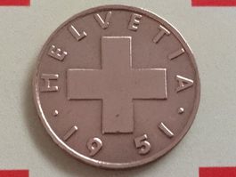 2 Rappen 1951 -vz