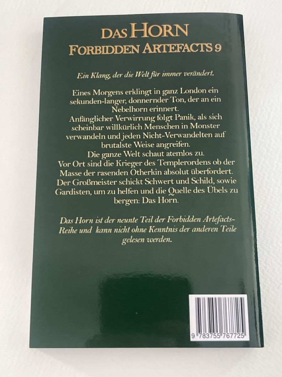 Bücher: Das Horn-Forbidden Artefacts 9, Frauke Besteman,Top! – Gebraucht aus Forch von tieckr 1