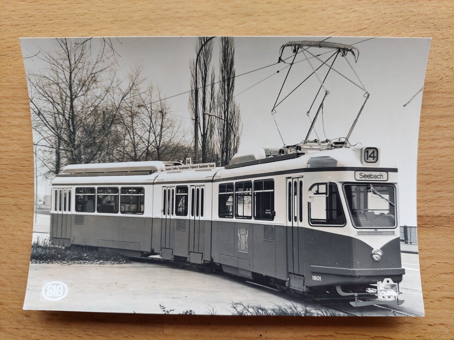 Cartoline postali: AK Tram 14 Seebach – Usato da Obfelden venduto da Foto_Bild_Kunst_Buch