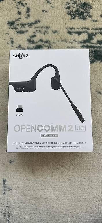 Shokz Cuffie: Wireless Bone Conduction Kopfhörer Opencomm2 UC 2025 USB C – Nuovo e nell'imballaggio originale da Gutenswil venduto da Risu99
