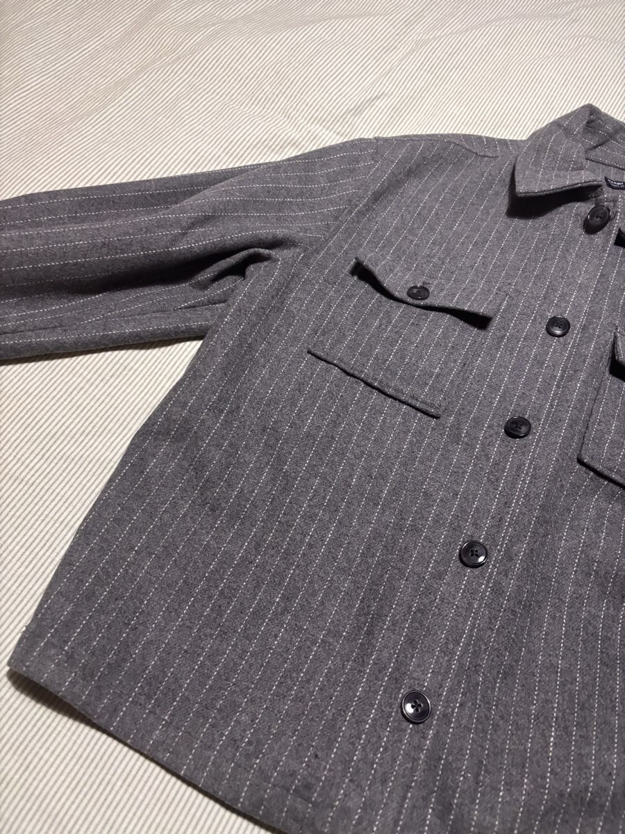 Giacche: Hemdjacke gestreift grau   Neuware  L – Nuovo (secondo la descrizione) da Schmitten FR venduto da Hubalo 2