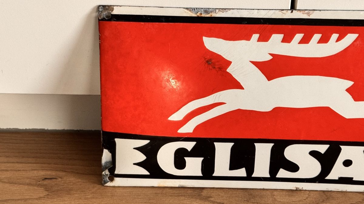Insegne: Eglisana Emailschild 35cm – Usato da Bubikon venduto da omitha1 1