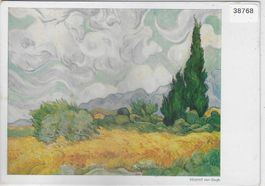 Vincent Van Gogh - Getreidefeld mit Cypressen 1889