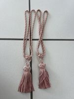 2 Raffhalter Vorhang Quasten rosa 2 Stück Set