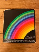 Vintage AGF Arbeitsgemeinschaft Forschung Abziehbild, Sticke