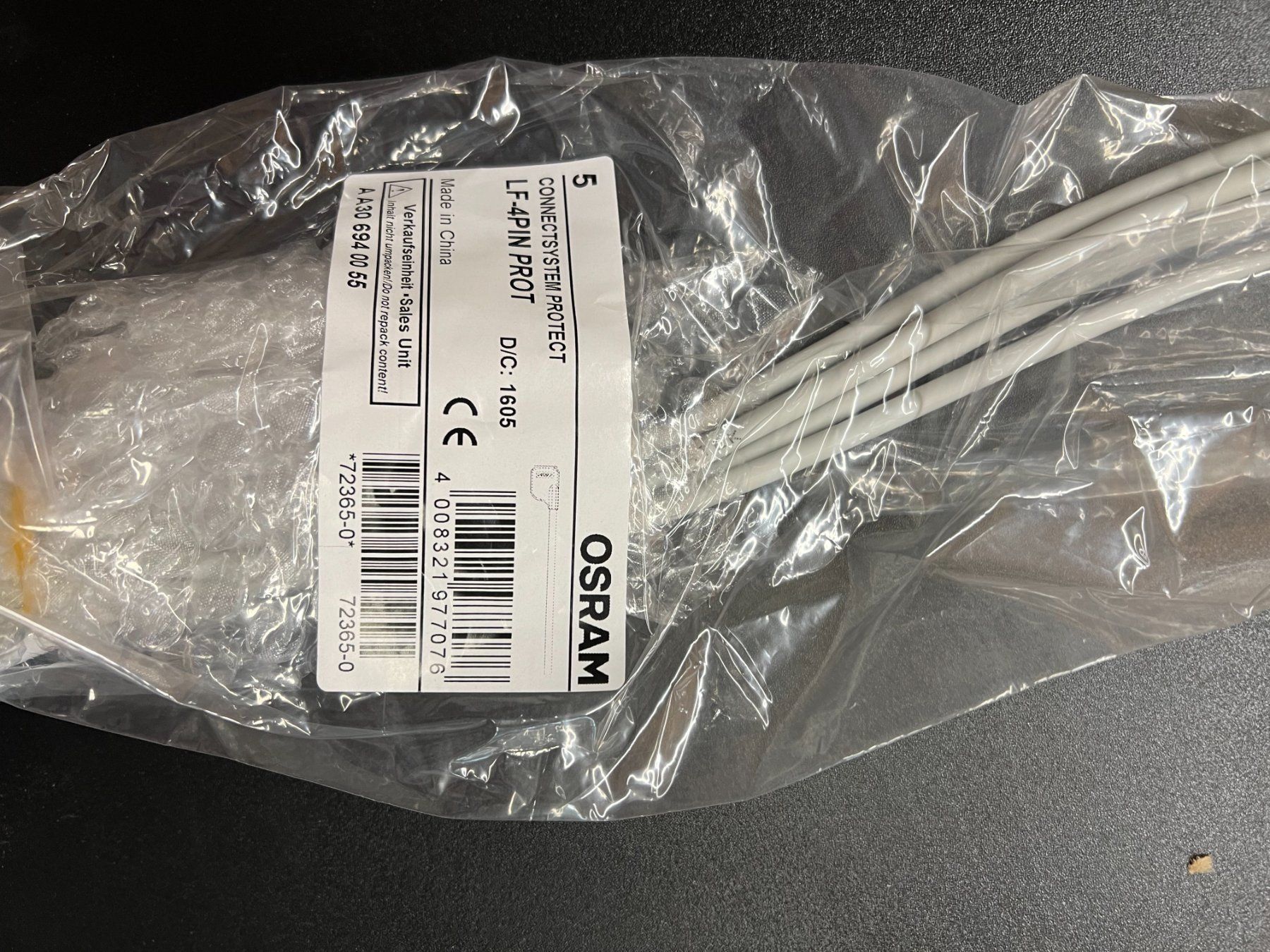Osram Lampade: OSRAM CONNECT SYSTEM PROTECT LF-4PIN PROT – Nuovo e nell'imballaggio originale da Mägenwil venduto da BackInWhite 1