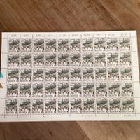 50x Fr. -.45 Briefmarken Frankatur Postbeförderung 87-89