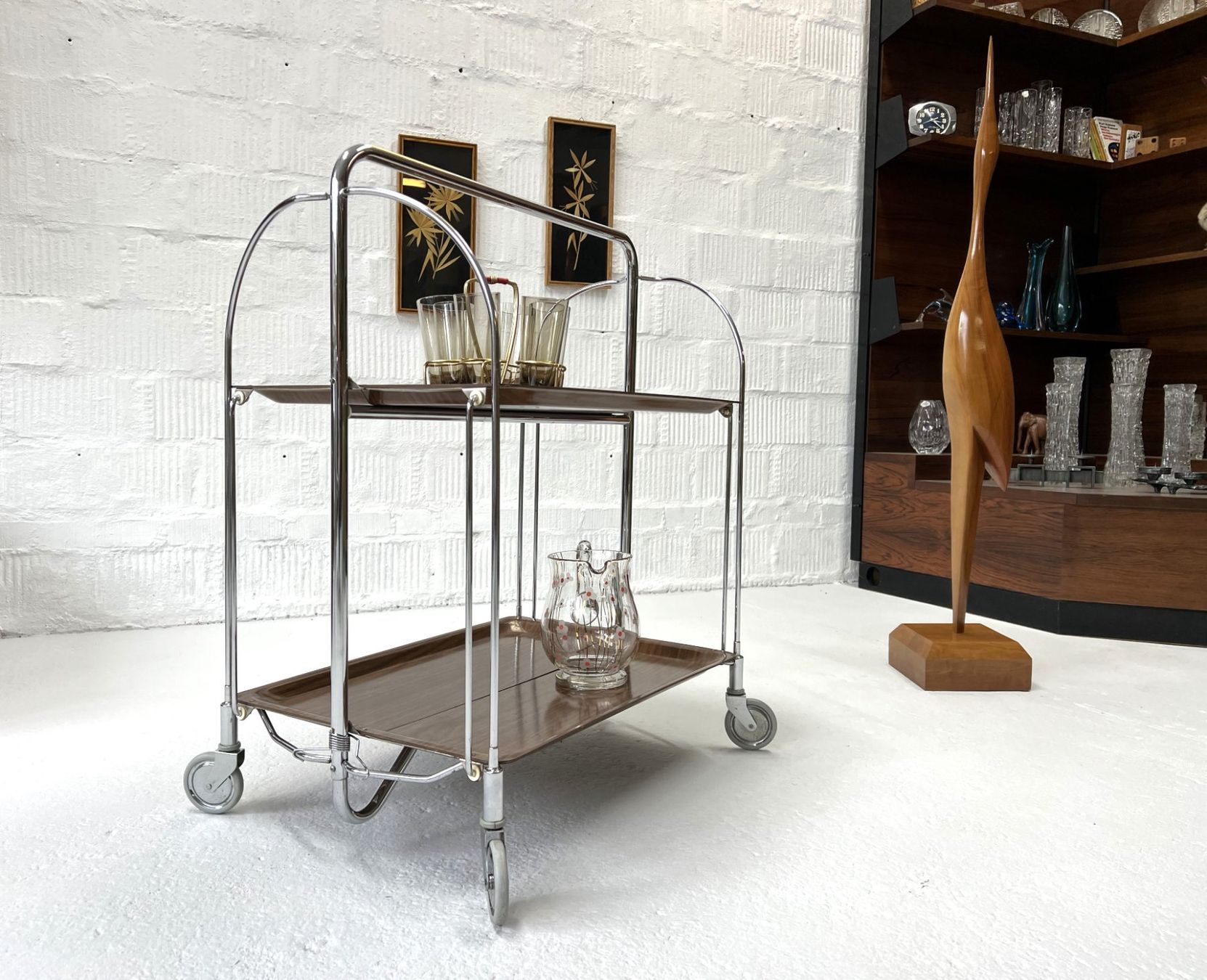 Tische: Vintage Servierwagen - Dinett - Bremshey – Gebraucht aus Walzenhausen von stilvollwohnen