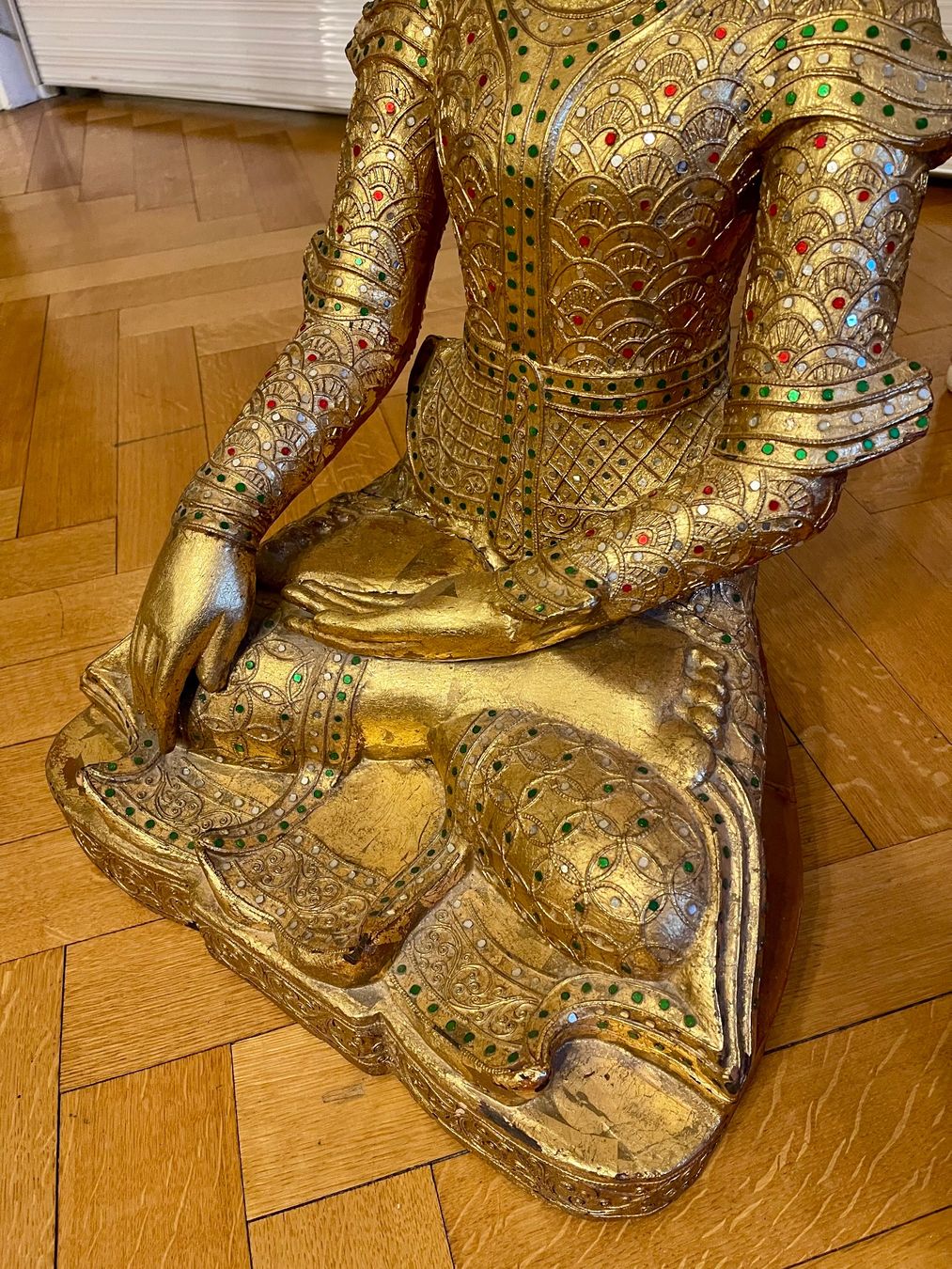 Skulpturen & Statuen: Statue bois sculpter de Bouddha Thaïlandaise Or Fin! – Gebraucht aus lausanne von sultan18 7