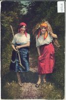 Costumi Ticinese - Litho