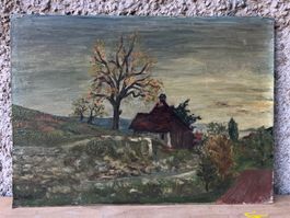 Ölbild, Landschaft