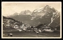 AK Arosa, Gesamtansicht gegen Furkahorn