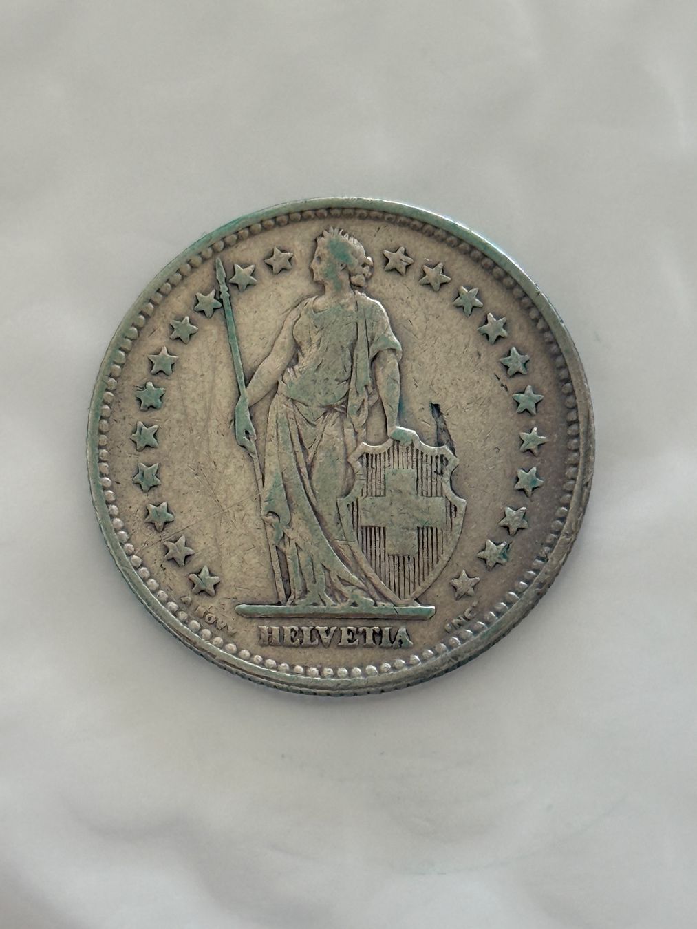 Tutti le monete: 2 Franken 1922  Silber, Rar – Usato da Wallisellen venduto da SWISS_SILVER1 1