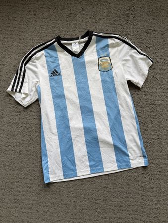 Maillot de football Argentine Adidas taille M bleu blanc
