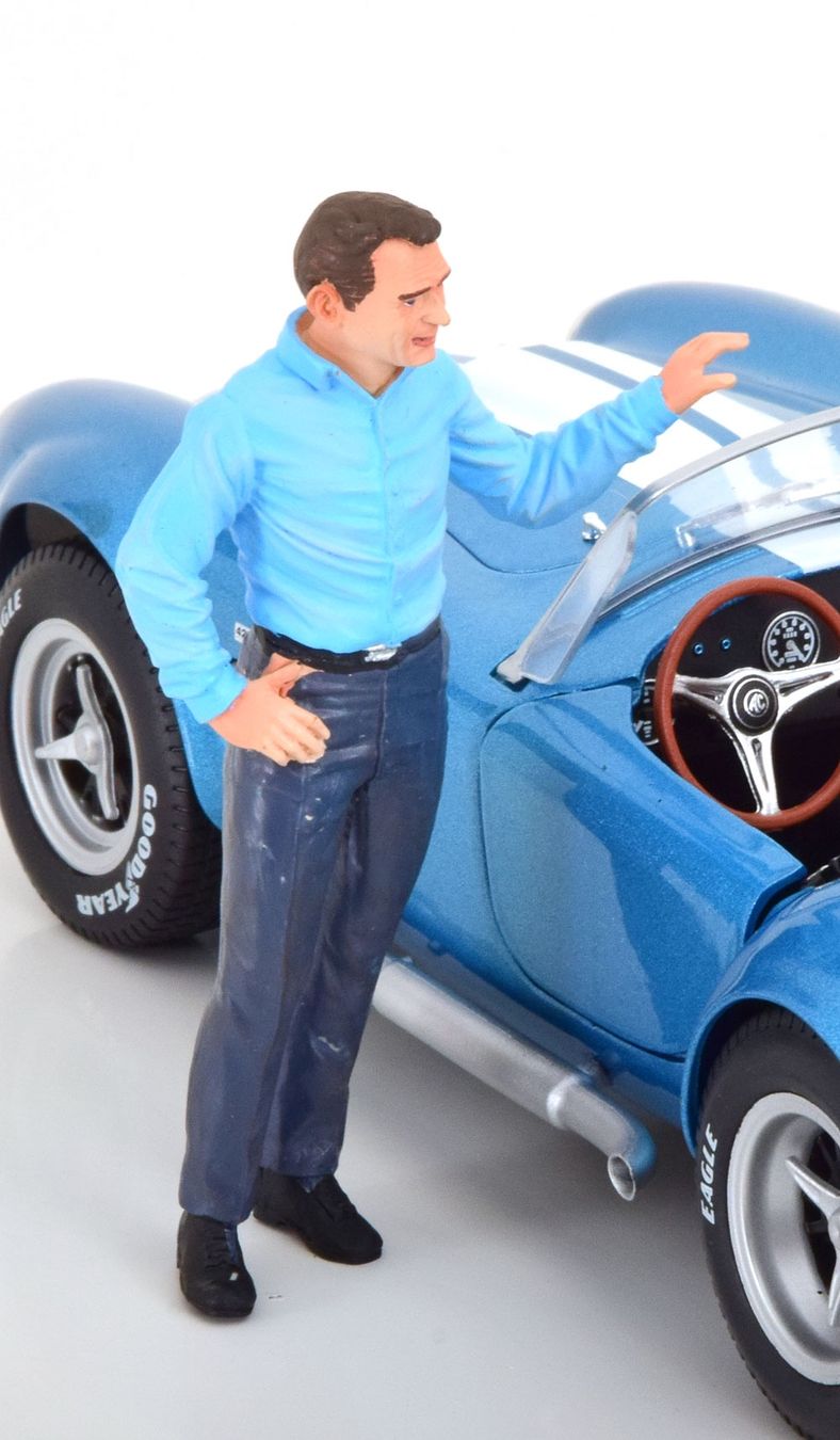 Modellini d'auto: FIGUR CARROLL SHELBY 1966 1:18 LE MANS – Nuovo e nell'imballaggio originale da Suhr venduto da Moebelsiralfred