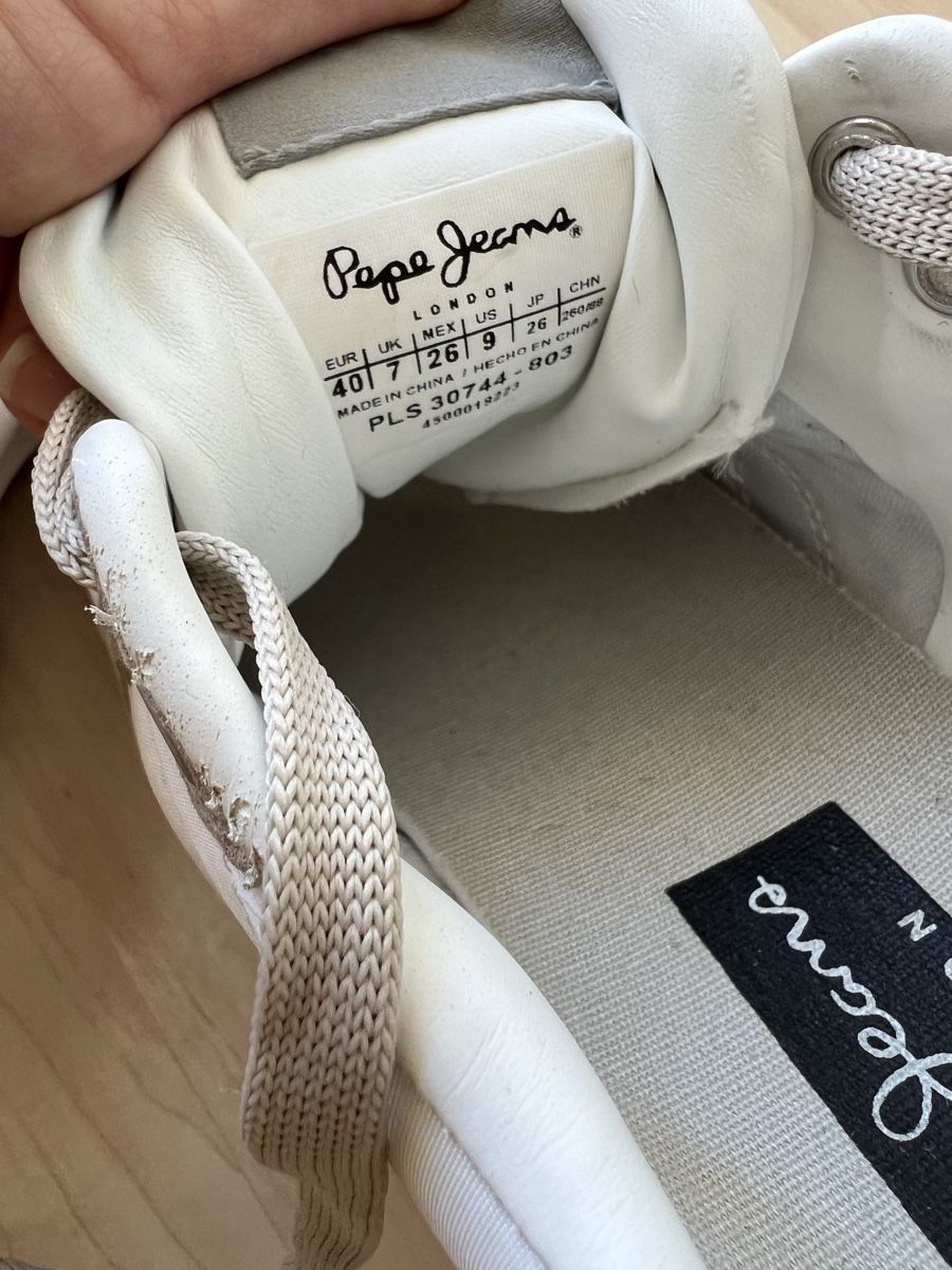 Pepe Jeans Scarpe da donna: Pepe Jeans Sneakers Bimba Studs Beige Gr.40 – Usato da Siebnen venduto da dte_9kmw 6