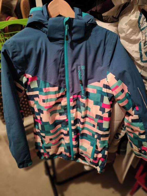 Veste De Survêtement Chaude Coupe-vent Pour Fille/femme - Polyester, Capuche, Taille 110 à 150 - Vêtement D'extérieur Décontracté