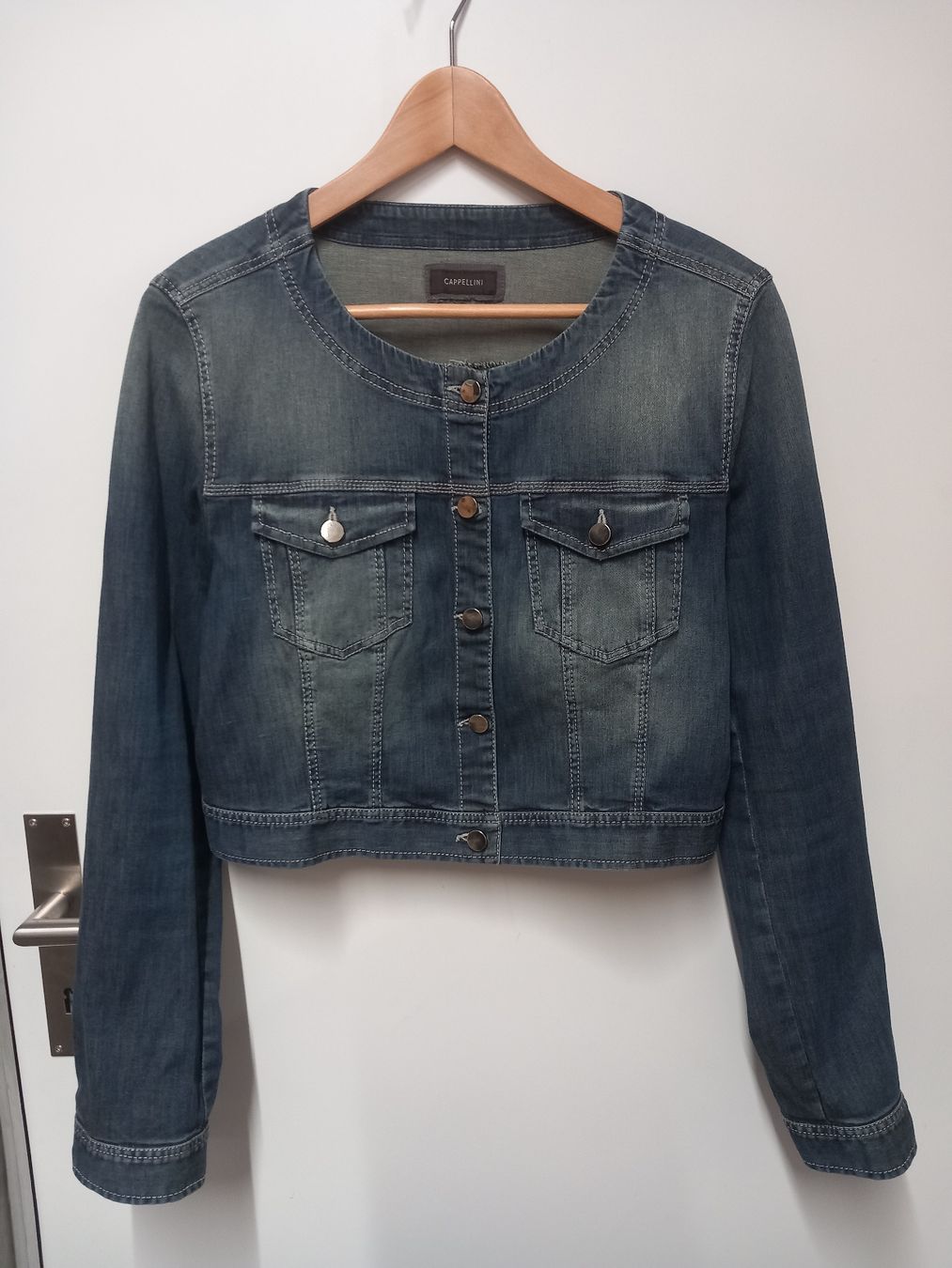 Cappellini Jacken: Cappellini Stretch Jeansjacke IT 48 (ca 40) – Gebraucht aus Gwatt (Thun) von umwelt-brocki