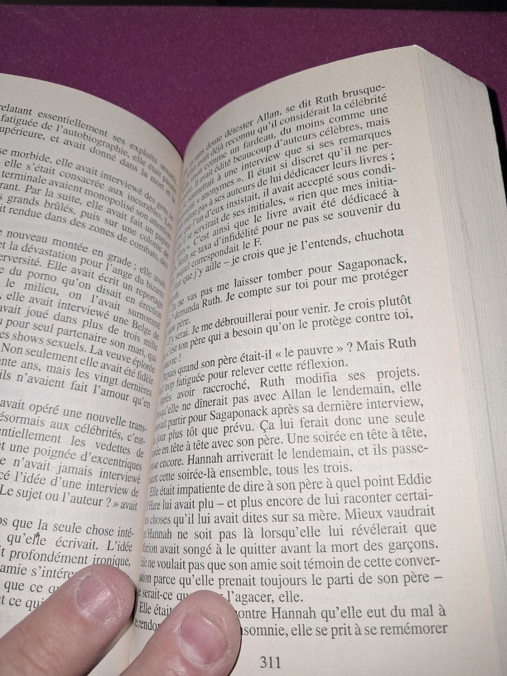 Libri: John irving une veuve de papier – Usato da Le locle venduto da juliensaran 2
