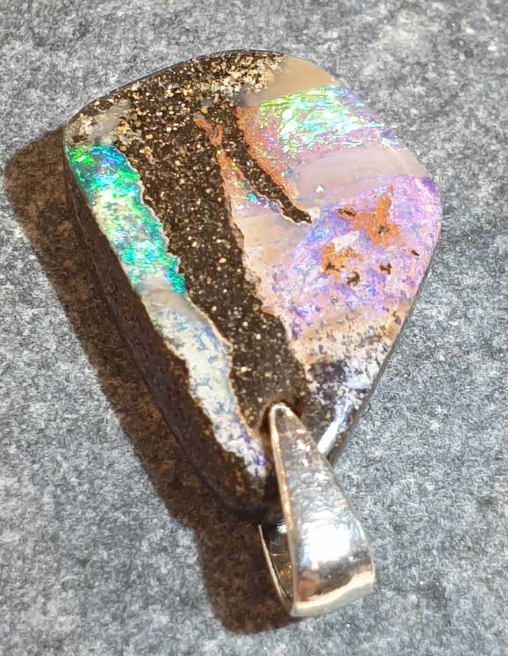 Ciondoli: Anhänger Boulder Opal. – Nuovo (secondo la descrizione) da Niederbüren venduto da Raphael014 2