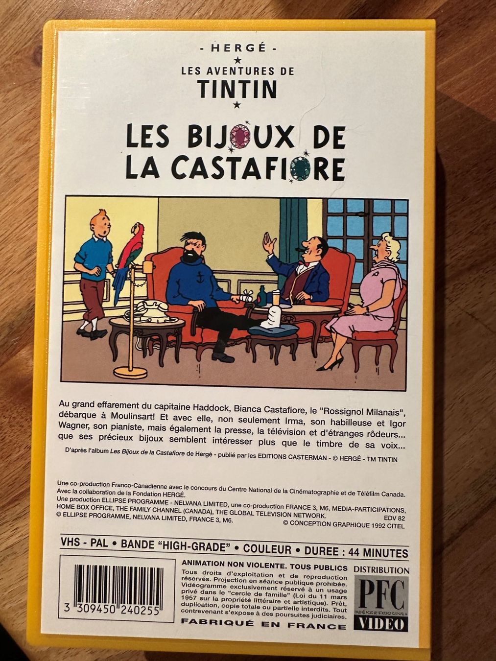 Tutti i VHS: TINTIN LES BIJOUX DE LA CASTAFIORE – Usato da Champéry venduto da Madodusud358 2