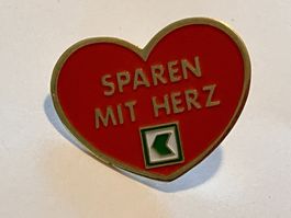 1 Pin Sparen mit Herz Kantonalbank