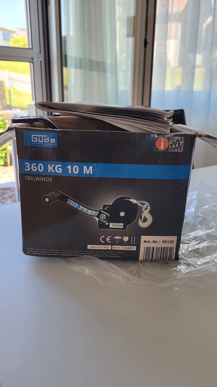 Altro per stoccaggio & trasporto: Güde Hand-Seilwinde 360 KG 10 M – Nuovo (secondo la descrizione) da Heiden venduto da bt-4532 2