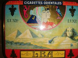 Antike Blechdose Lea 20 Cigarettes von M. Merdjan Co.