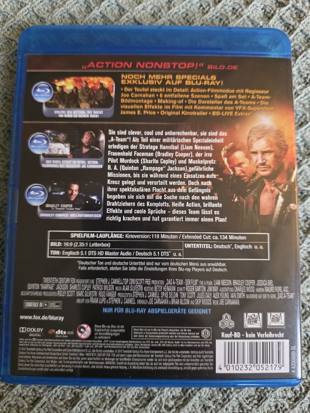 Tutti i DVDs: Das A-Team - Blu-ray – Usato da Ellikon a d Thur venduto da razzorblog 1