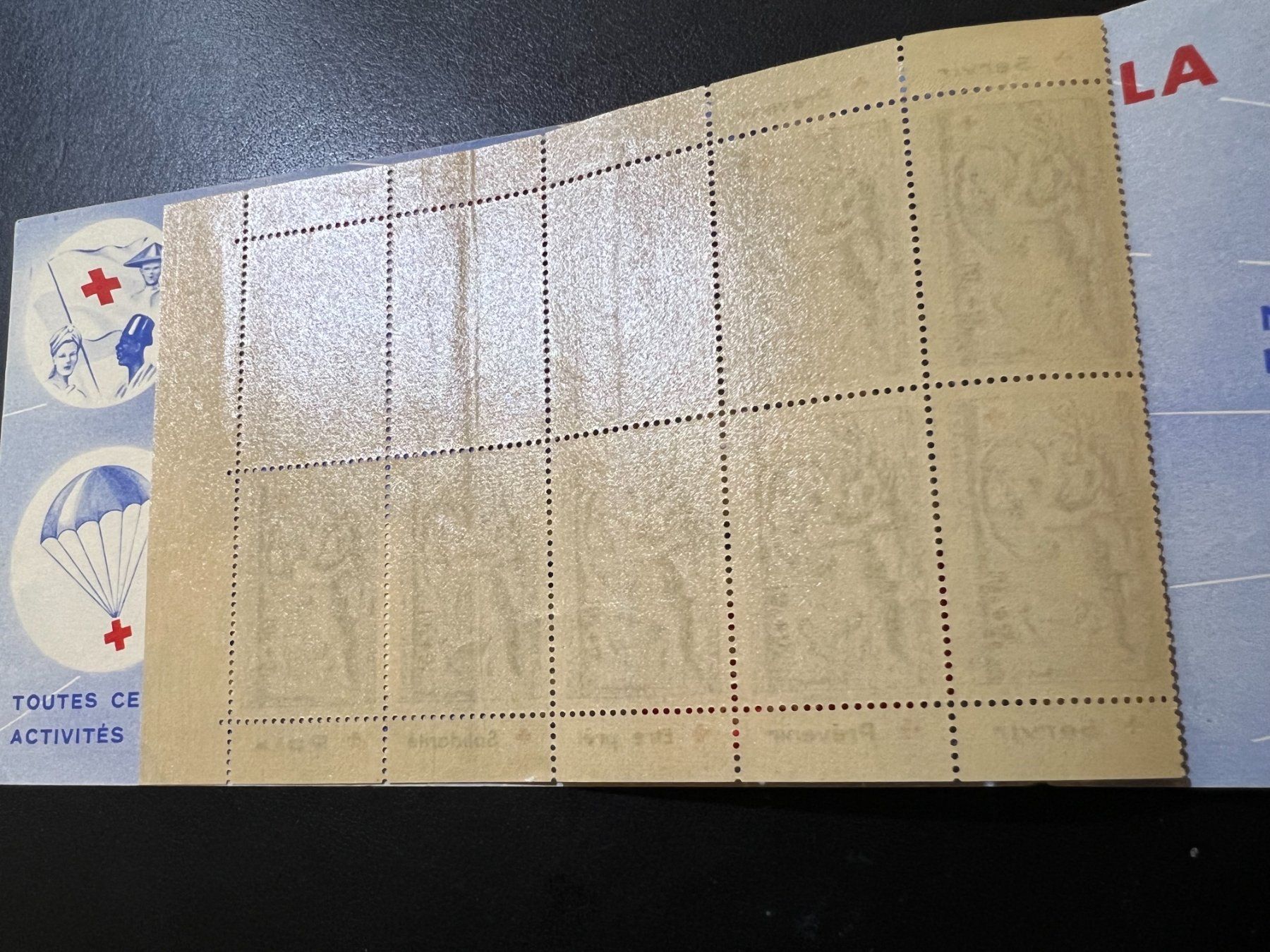 Tous les timbres: () Carnet Croix Rouge 1952 Neuf** – Neuf avec emballage d'origine à Lausanne par ffhoud 5