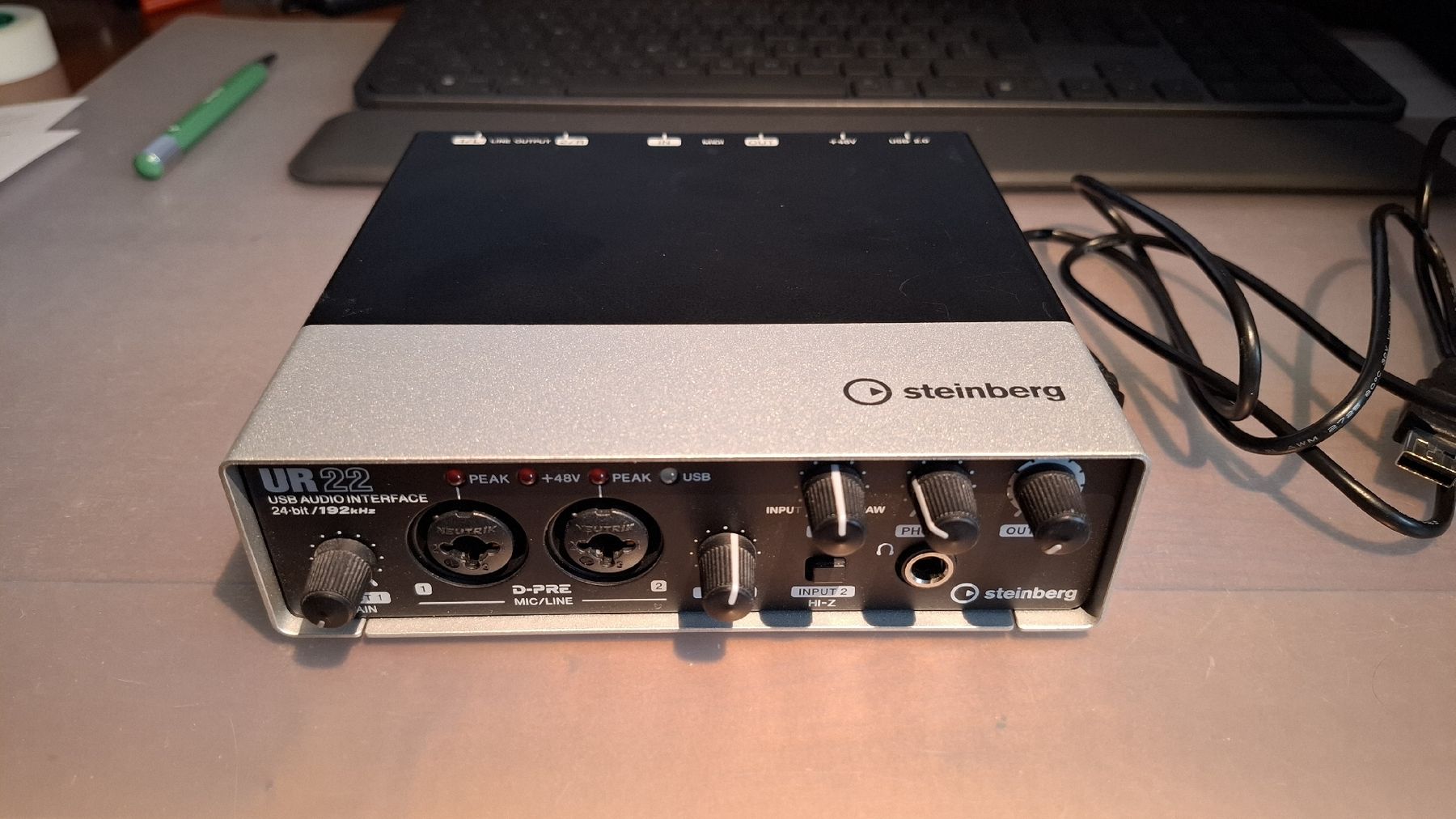 Steinberg Registratori: Steinberg UR22 Audio Interface - Top Zustand, wenig benutzt – Usato da Sonceboz-Sombeval venduto da AdrianH05 3