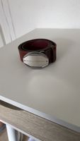 Dolce & Gabbana D&G Ledergürtel Bordeaux Herren 