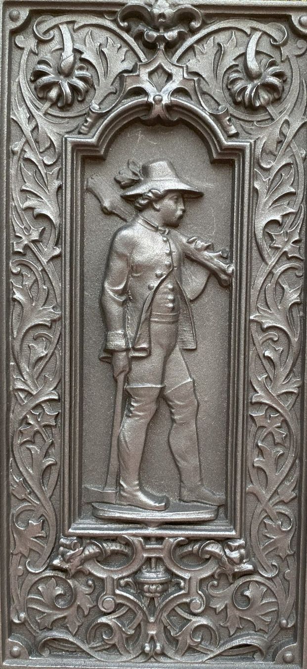 Sculture & Statue: altes Forst Eisenguß Wand Relief – Usato da Derendingen venduto da lunatic