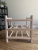Hölzernes Weinregal von IKEA