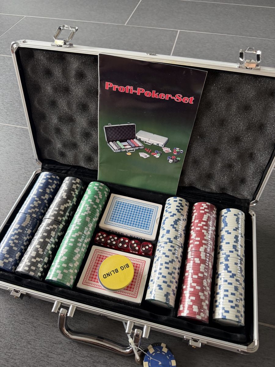 Giochi: Profi-Poker-Set – Nuovo e nell'imballaggio originale da Laufenburg venduto da swissluxuryboy 1