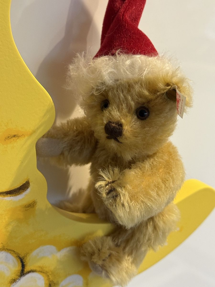 Raccolte di bollini & punti: Steiff Teddybär mit Holzmond – Nuovo e nell'imballaggio originale da Mumpf venduto da A_B_E 3
