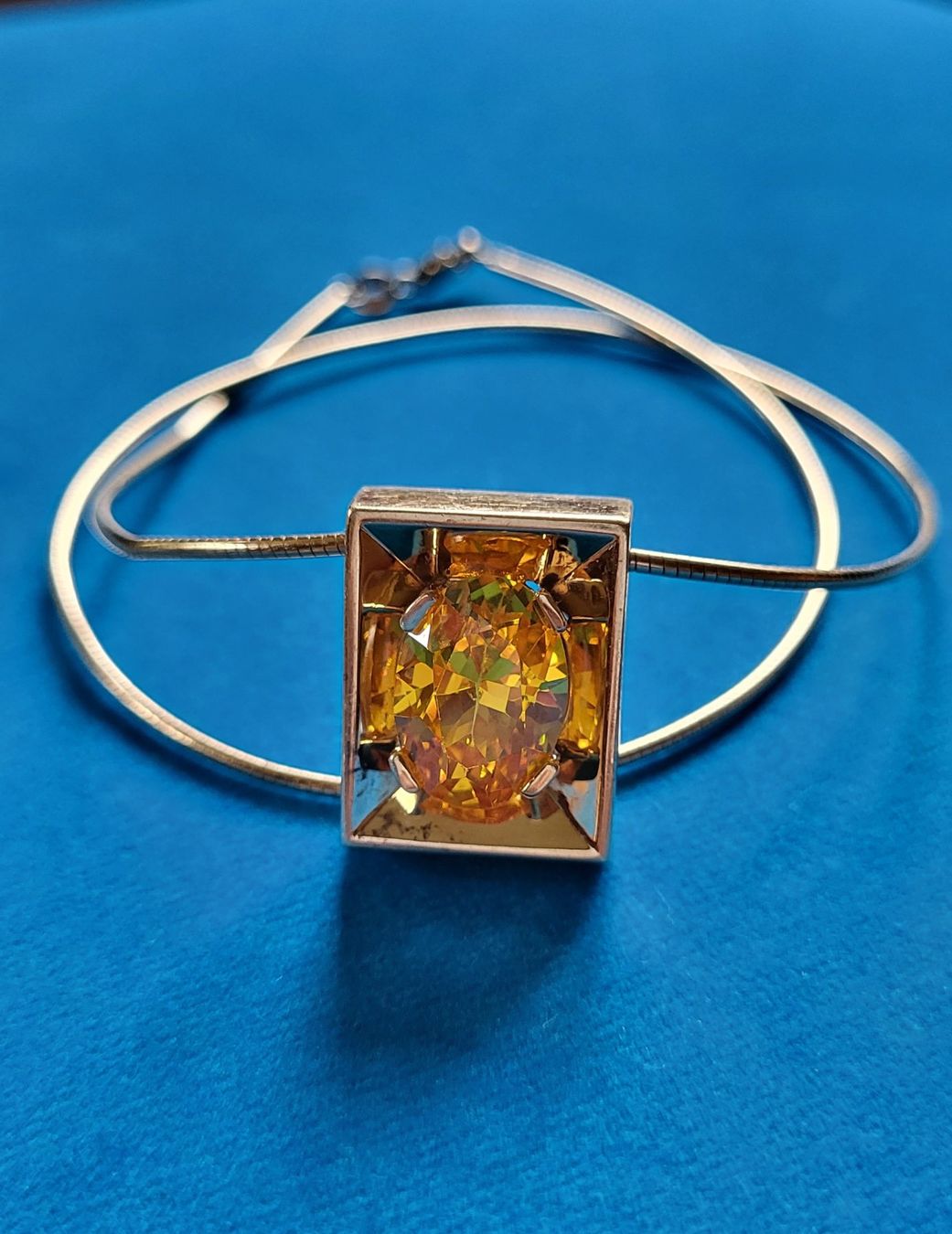 Catenine: Gold 585 Collier Mit Stein Anhänger – Usato da Wald ZH venduto da Aniade