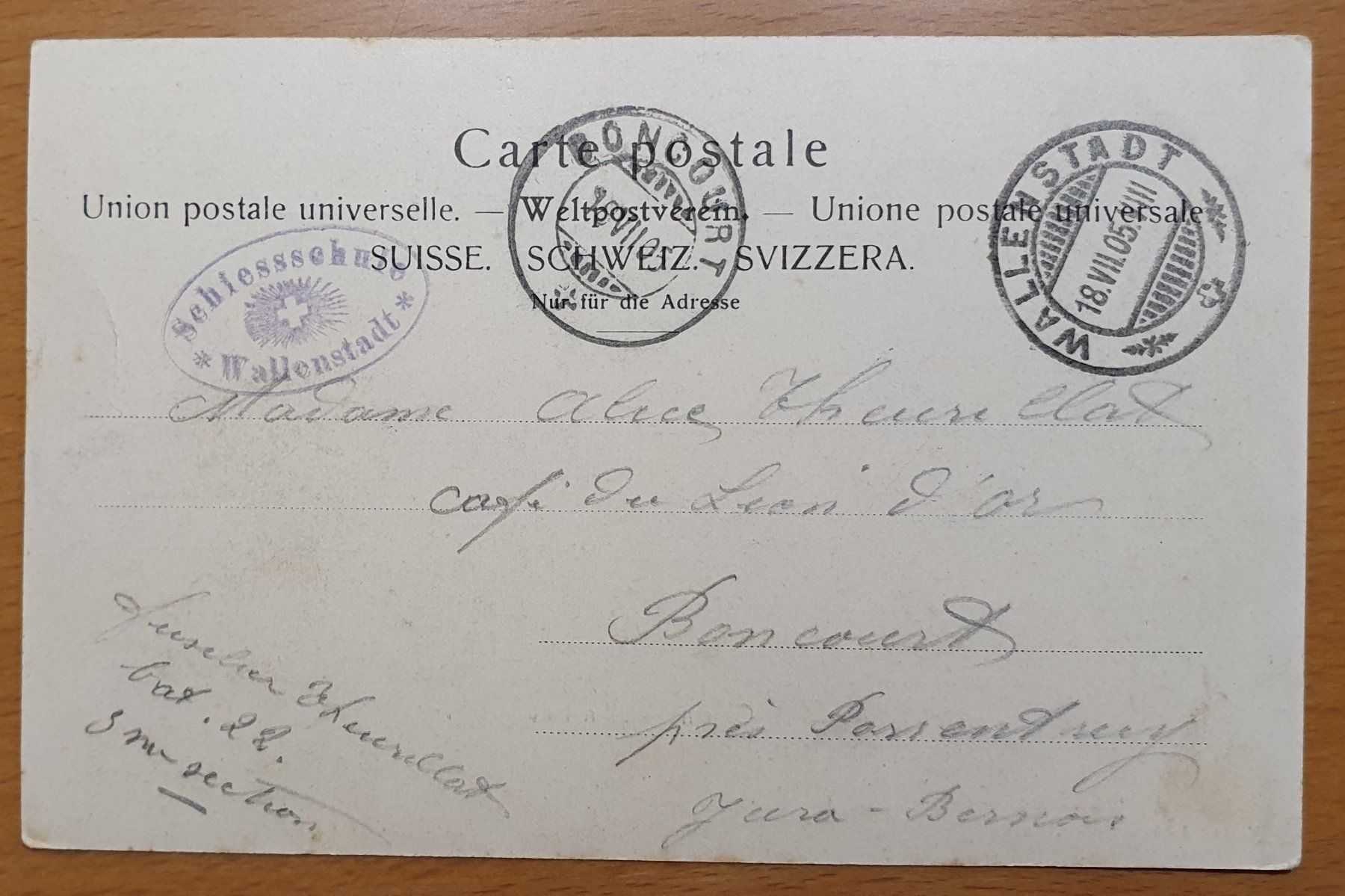 Cartoline postali: Caserne Wallenstadt 1905 – Usato da Kreuzlingen venduto da Rschweiz1 1