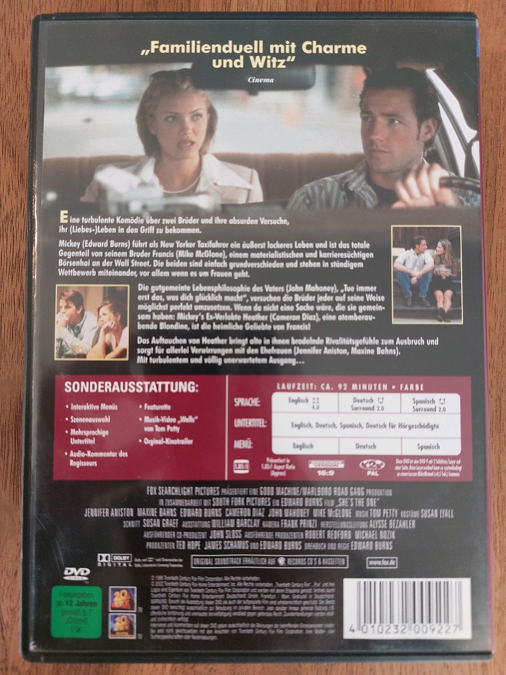 Tutti i DVDs: DVD - She's the One (1996) – Usato da Rheinfelden venduto da FilmAuktion 1