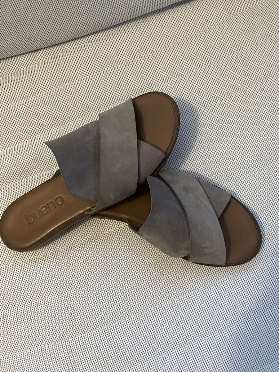 Damenschuhe: Leder-Sommer-Pantoletten, Größe 38, – Gebraucht aus Rorschach von Lauraq12 3