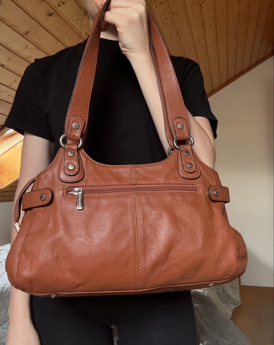 Borse da donna: Sac en cuir Hexagona marron  – Usato da Vuippens venduto da Anna_as 1