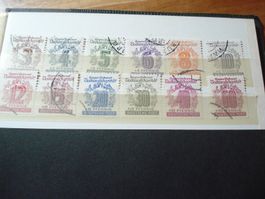 Deutschland Satz Deutsche Post um 1946, Volkssolidarität o