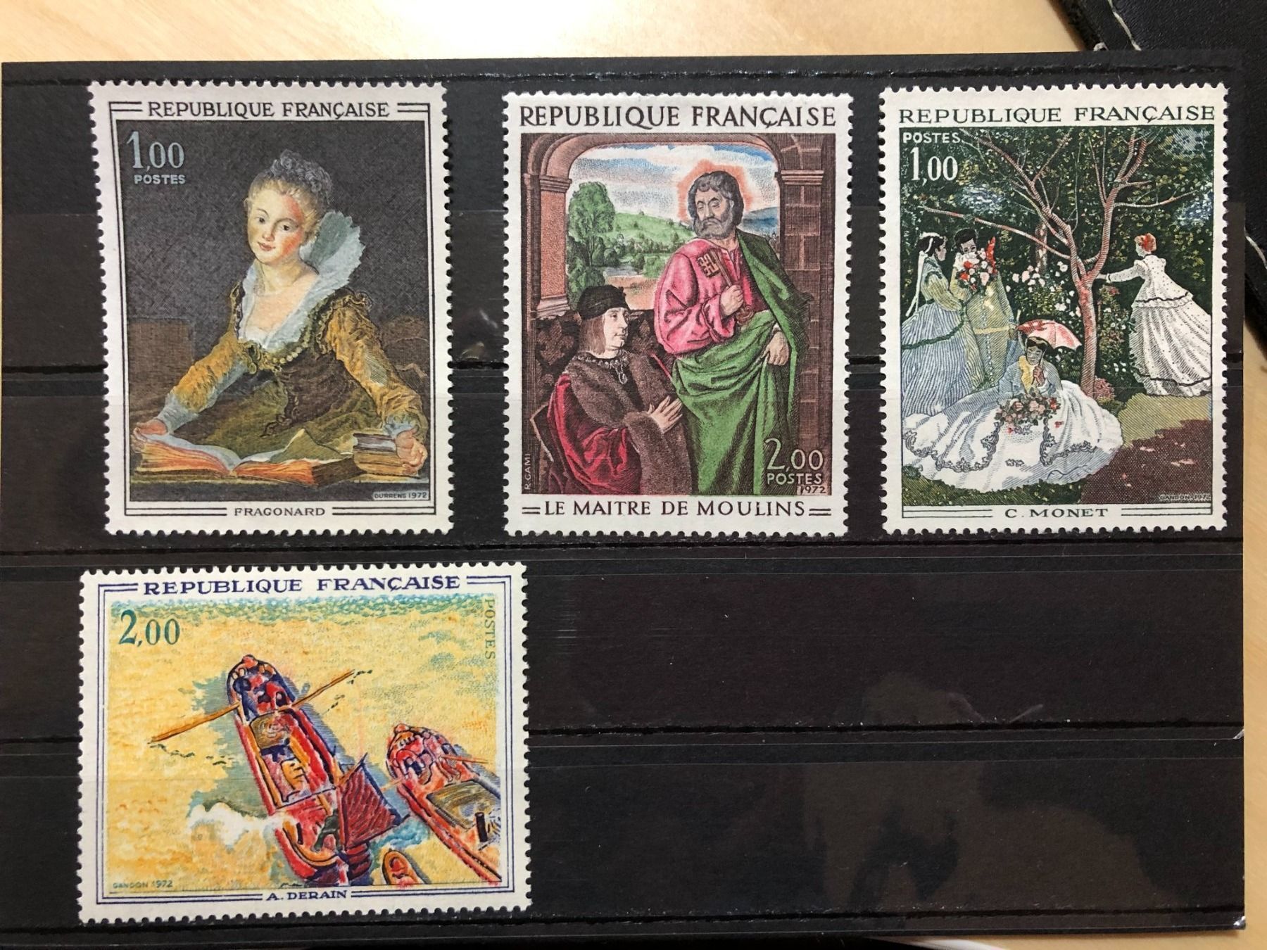 Tutti i francobolli: Musée Imaginaire 1972 4 Tableaux neufs** – Nuovo e nell'imballaggio originale da Lausanne venduto da ffhoud
